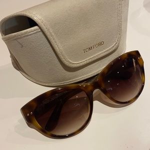 Tom Ford Women’s Karina Tortoise Shell Sunglasses